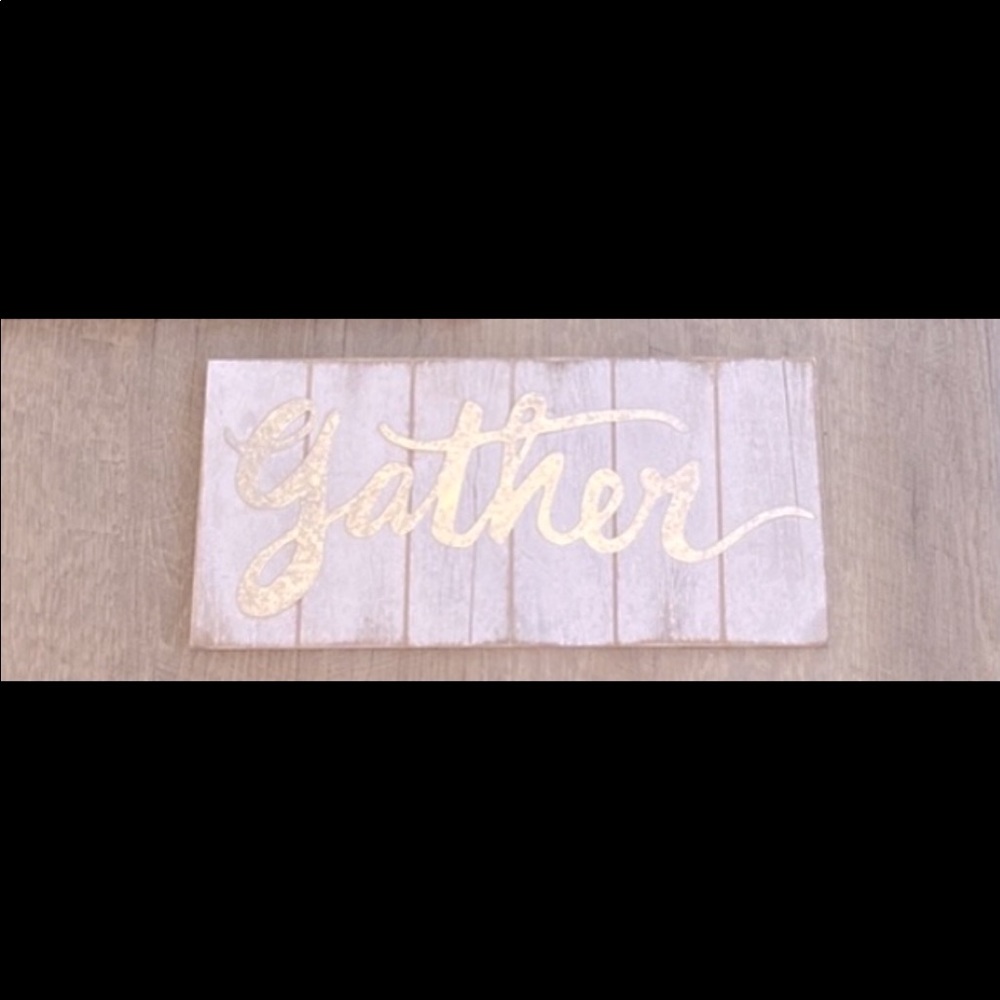 Gather Rustic Farmhouse Wall Decor